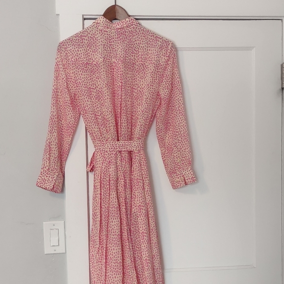 Anthropologie x Tucker Pink Midi Dress - Picture 6 of 11